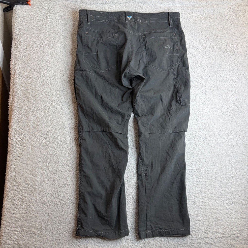 Kuhl Rydr Mens 38x30 (29) Gray Hiking Outdoor Stretch Pants Articulated Knee